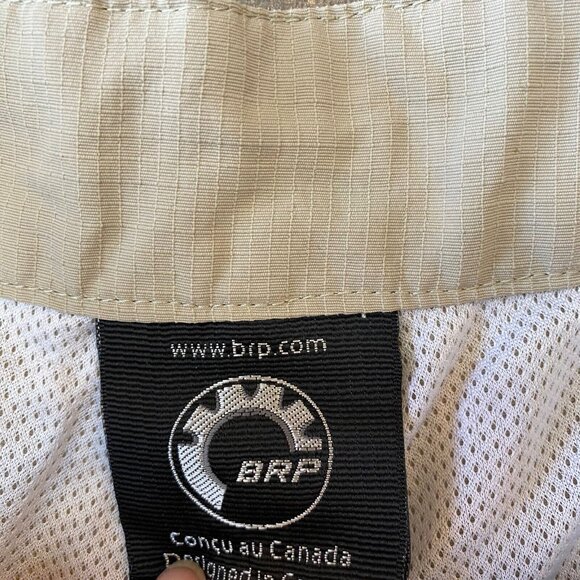 Sea Doo BRP Hybrid Shorts Mens 34 Swim Shorts Bermuda Tan Red - Picture 7 of 8